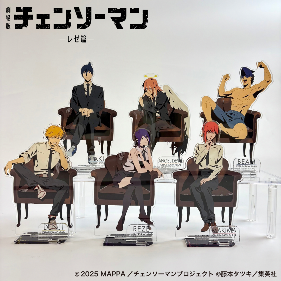 劇場版チェンソーマンレゼ篇描き下ろしアクリルスタンド（全6種）