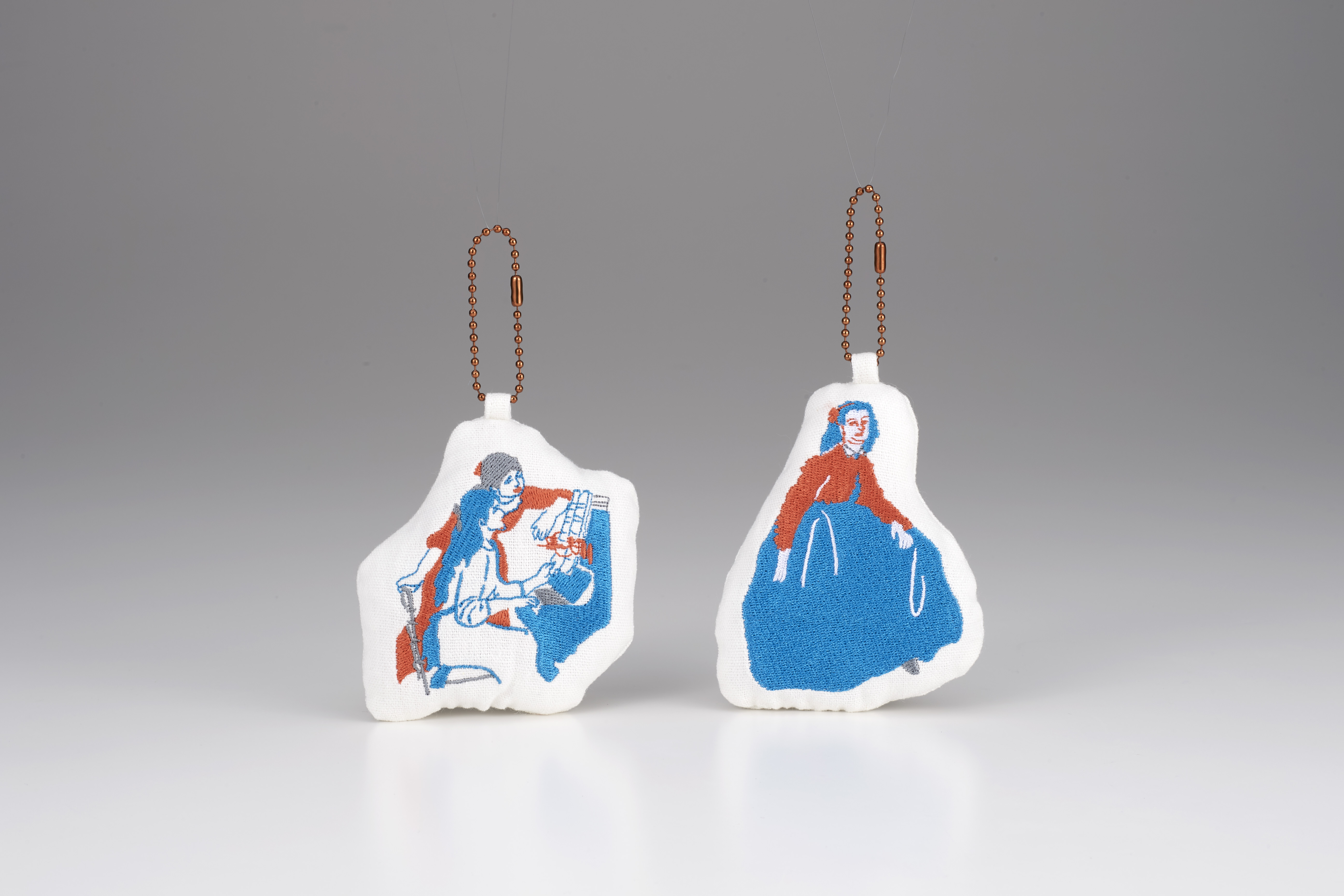 オルセー印象派展　刺繍キーホルダー