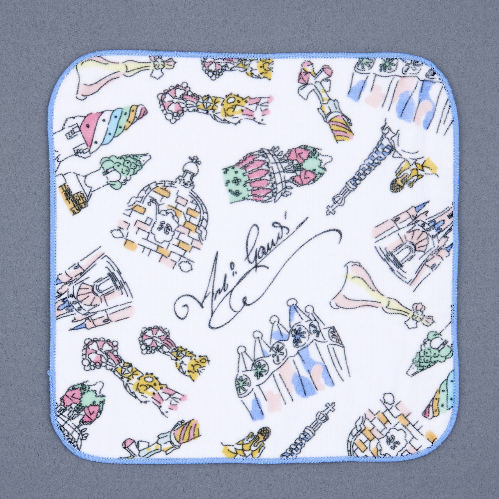 ガウディ没後100年公式行事　NEKED meets　ガウディ展　ミニタオル